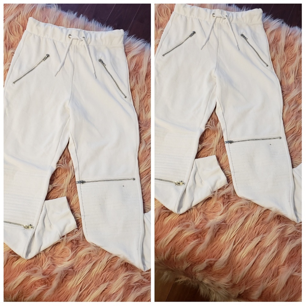 🚫SOLD... Nwot White Joggers
